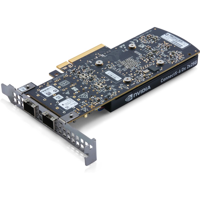 HP Carte réseau NVIDIA Mellanox ConnectX-6 LX deux ports 25 GbE SFP28 HP Carte réseau NVIDIA Mellanox ConnectX-6 LX deux ports 25 GbE SFP28