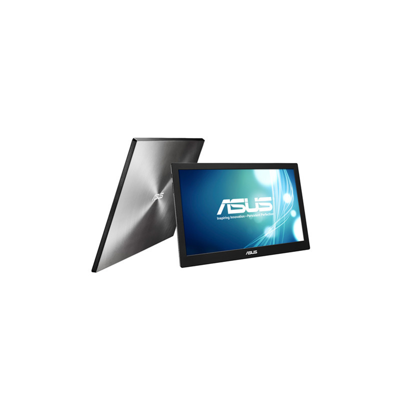 ASUS MB168B écran plat de PC 39,6 cm (15.6") 1366 x 768 pixels WXGA LED Noir, Argent