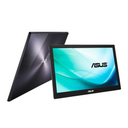 ASUS MB169B+ écran plat de PC 39,6 cm (15.6") 1920 x 1080 pixels Full HD LED Noir, Argent
