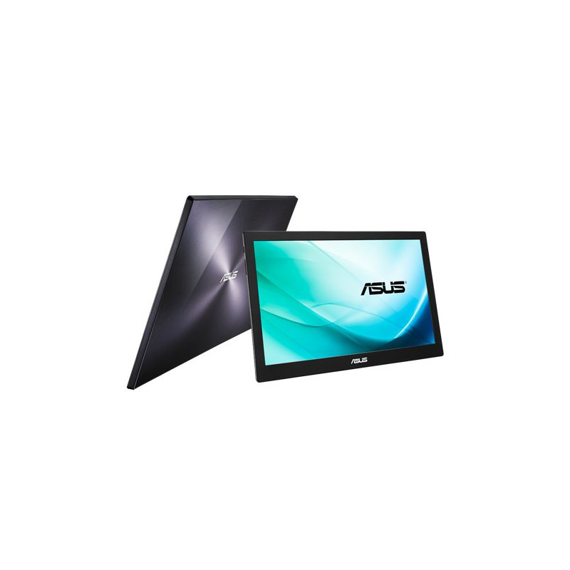 ASUS MB169B+ écran plat de PC 39,6 cm (15.6") 1920 x 1080 pixels Full HD LED Noir, Argent
