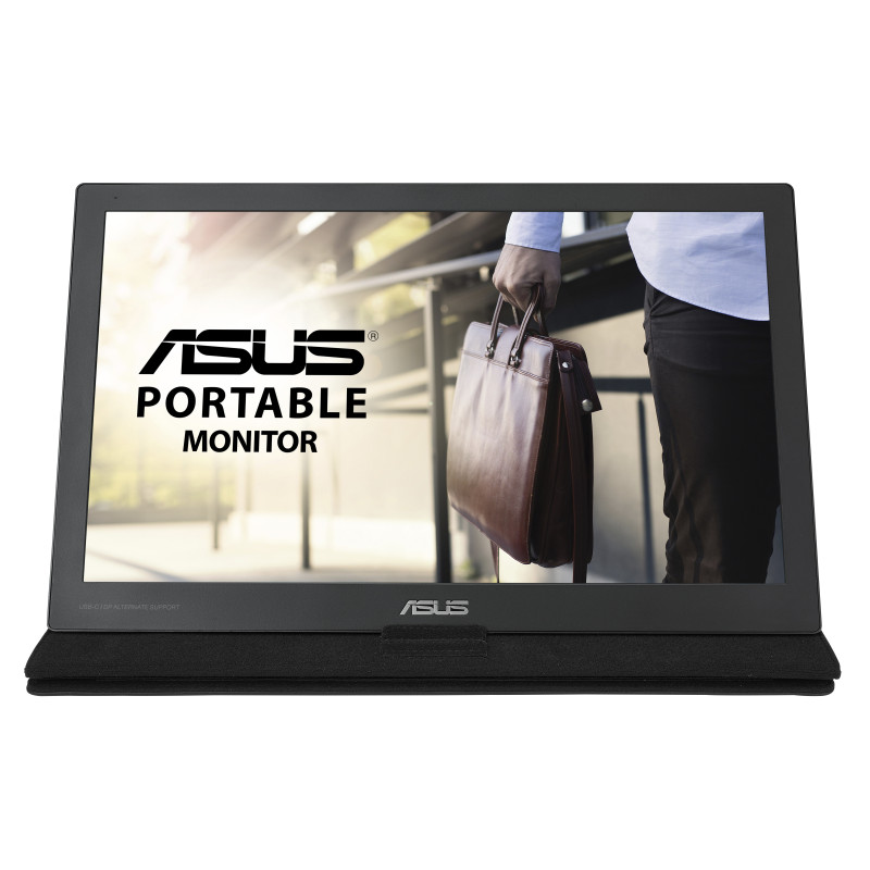 ASUS MB169C+ écran plat de PC 39,6 cm (15.6") 1920 x 1080 pixels Full HD LED Noir, Argent