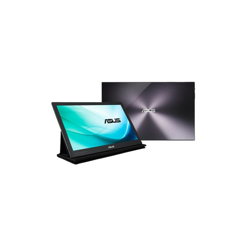 ASUS MB169C+ écran plat de PC 39,6 cm (15.6") 1920 x 1080 pixels Full HD LED Noir, Argent