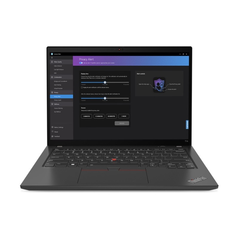 Lenovo ThinkPad T14 Gen 4 (Intel) Intel® Core™ i5 i5-1335U Ordinateur portable 35,6 cm (14") WUXGA 16 Go DDR5-SDRAM 512 Go SSD