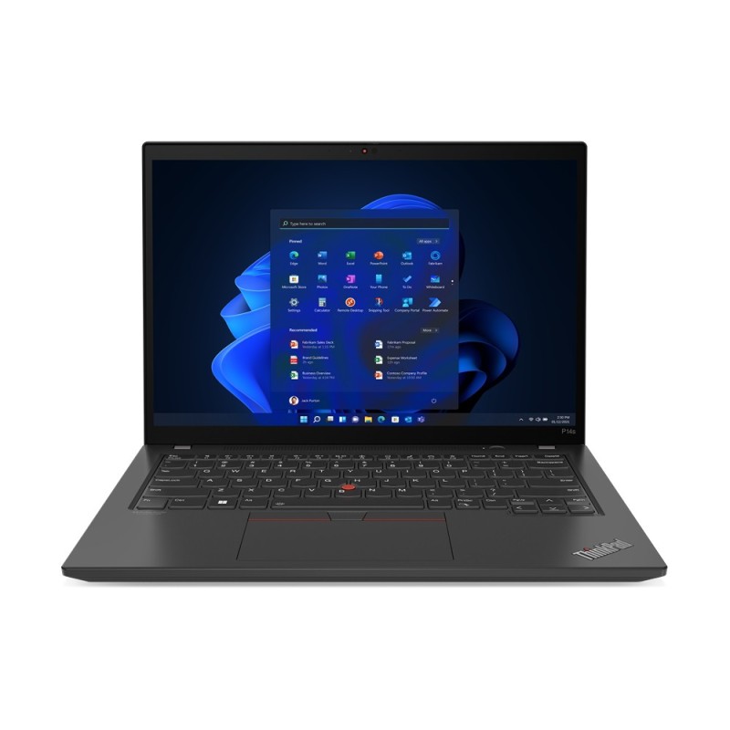 Lenovo ThinkPad P14s Gen 4 (Intel) Intel® Core™ i7 i7-1360P Station de travail mobile 35,6 cm (14") WUXGA 32 Go LPDDR5x-SDRAM 1
