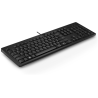 HP USB Keyboard INTL- QWERTY Clavier - Noir - M27527-L31 - Garantie 1an