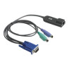 HP PS/2 Interface adapter 262588-B21 Rallonge KVM externe : 1 x réseau, RJ-45 fe