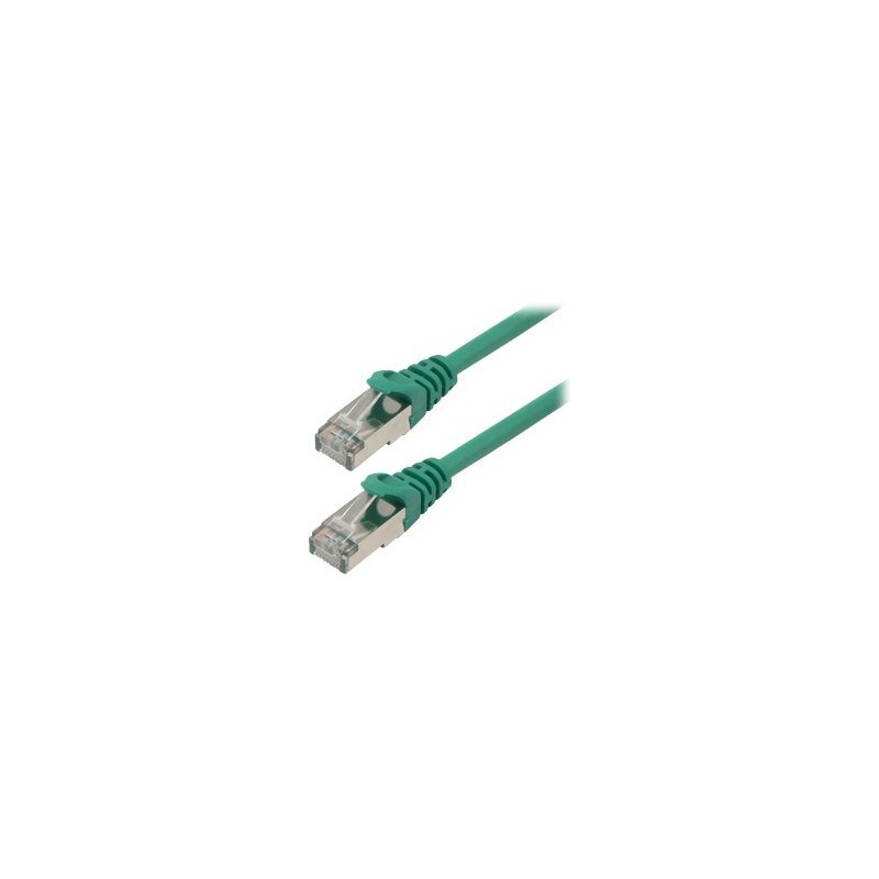 Cordon de brassage RJ45 Cat 6 F/UTP - 1,50m vert