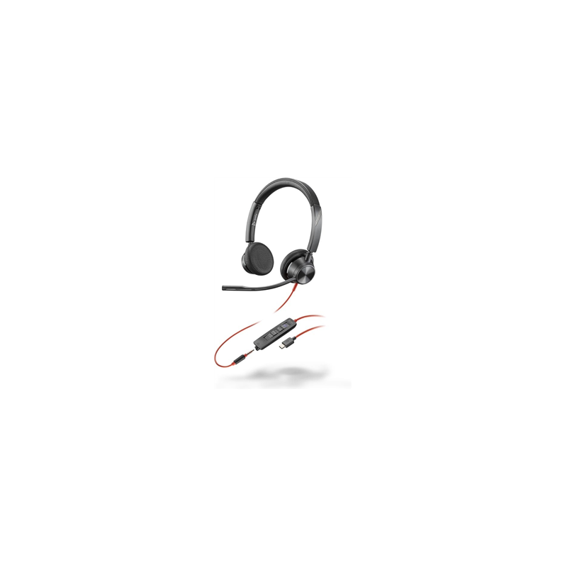 HP Poly Blackwire 3325 - Blackwire 3300 series - micro-casque-sur-oreille/Gar 2