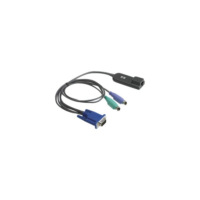 HP PS/2 Interface adapter 262588-B21 Rallonge KVM externe : 1 x réseau, RJ-45 fe