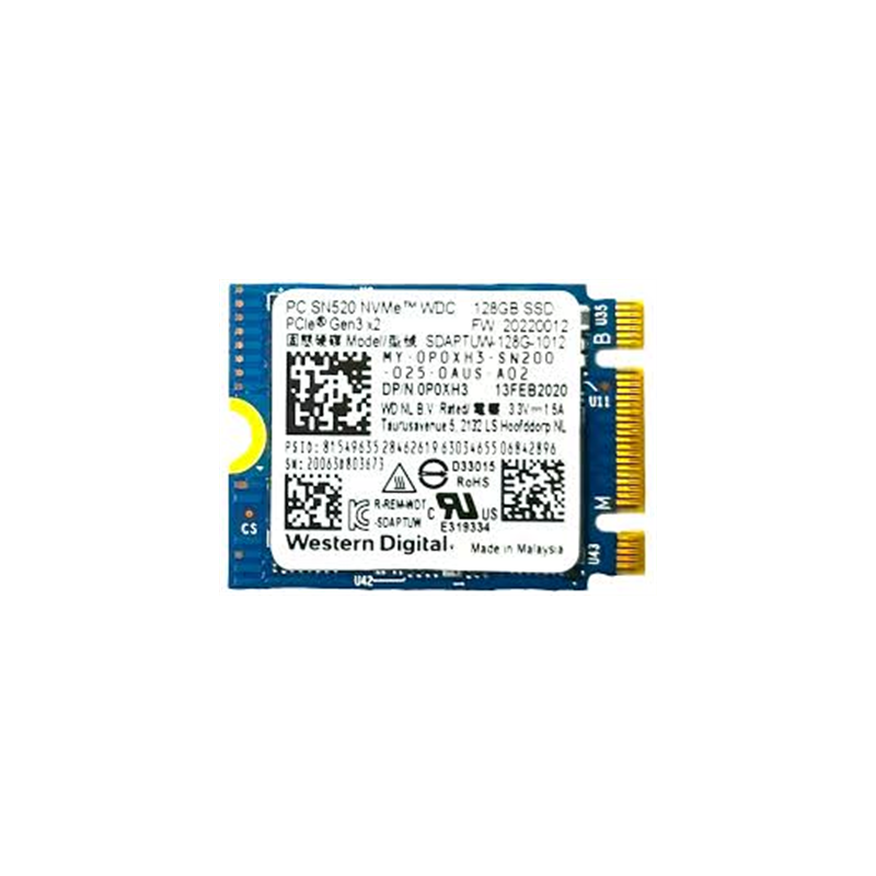 HP 128GB M.2 2230 SN520 PCIe Gen3