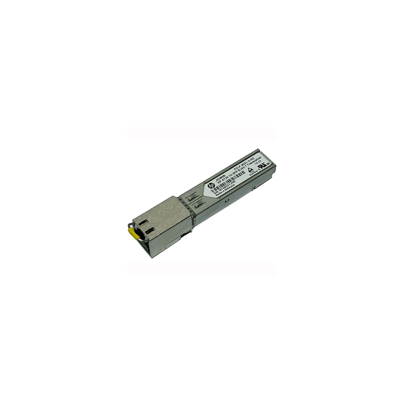 HPE X120 - Module transmetteur SFP (mini-GBIC) - GigE - 1000Base-T - RJ-45 - pou