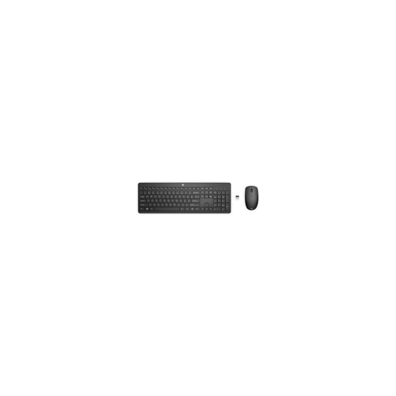 HP 235 - Ensemble clavier et souris - disposition à 3 zones - Qwerty - Gar 1 an