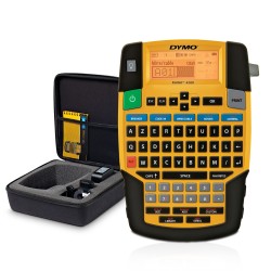 DYMO RHINO 4200 Étiqueteuse avec Mallette de transport | Étiqueteuse por étiquetage industriel portable avec clavier AZERTY et