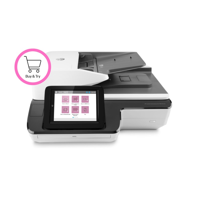 HP Scanjet Enterprise Flow N9120 fn2 Scanner à plat et chargeur automatique 600 x 600 DPI A3 Noir, Blanc