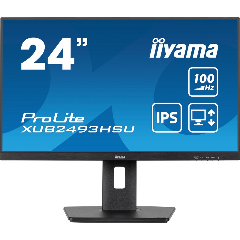 iiyama ProLite XUB2493HSU-B6 écran plat de PC 60,5 cm (23.8") 1920 x 1080 pixels Full HD LED Noir