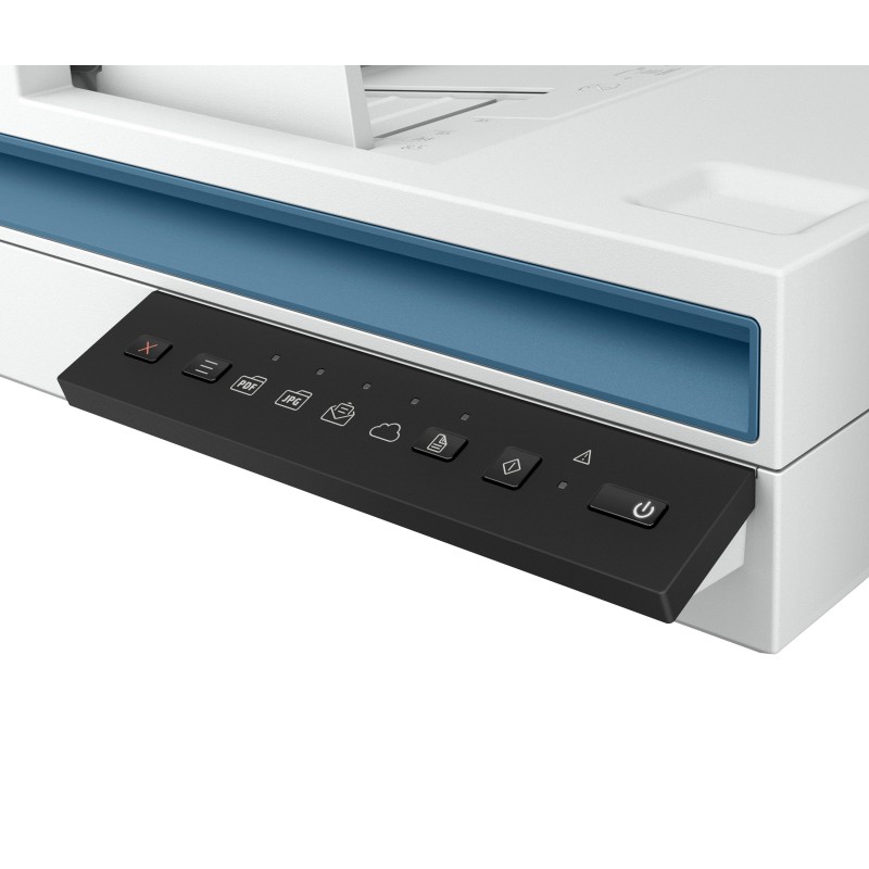 HP ScanJet Pro 2600 f1 Scanner à plat A4 avec chargeur automatique, jusqu’à 25 ppm 50 ipm, 600 x 600 DPI