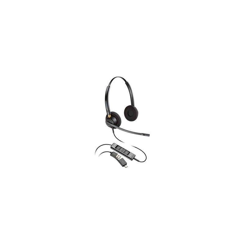 HP Poly EncorePro 525 - Micro casque - sur-oreille - filaire / Gar 2 ans HP