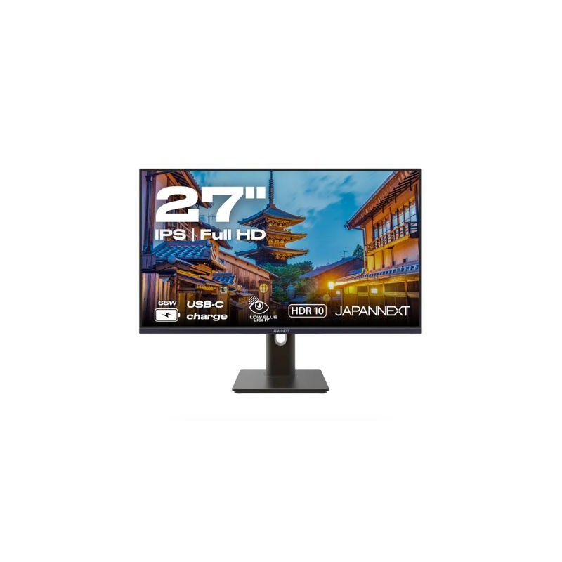 JAPANNEXT IPS27FHDR-C65W 27/1920x1080/HPR/HdDp//hp/Dk/G3a
