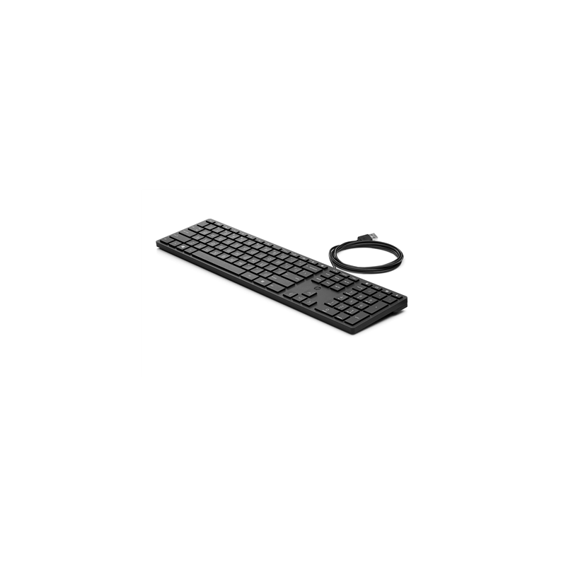 HP USB Keyboard UK- QWERTY Clavier - Noir - L96909-031 - Garantie 1an