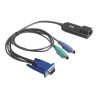 HP PS/2 Interface adapter 262588-B21 Rallonge KVM externe : 1 x réseau, RJ-45 fe