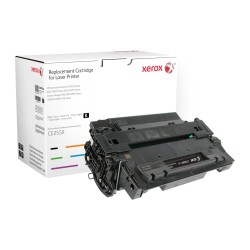 Xerox Toner noir. Equivalent à HP CE255X. Compatible avec HP LaserJet M525 MFP, LaserJet P3010, LaserJet P3015, LaserJet P3016