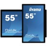iiyama ProLite TF5539UHSC-B1AG écran plat de PC 139,7 cm (55") 3840 x 2160 pixels 4K Ultra HD LED Écran tactile