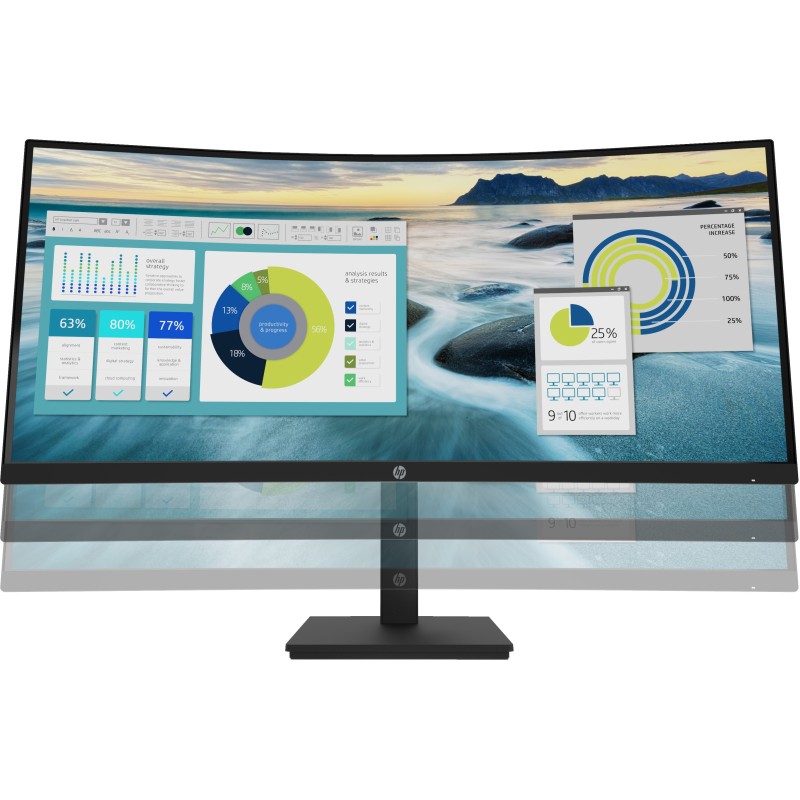 HP P34hc G4 écran plat de PC 86,4 cm (34") 3440 x 1440 pixels Quad HD LED Noir HP P34hc G4 écran plat de PC 86,4 cm (34") 3440 x 1440 pixels Quad HD LED Noir
