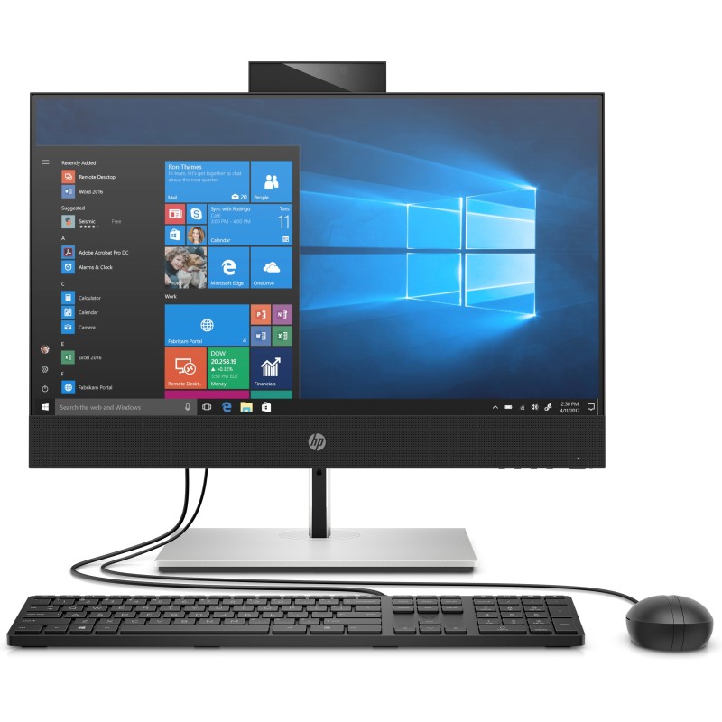 HP ProOne 440 G6 Intel® Core™ i5 60,5 cm (23.8") 1920 x 1080 pixels 8 Go DDR4-SDRAM 256 Go SSD PC All-in-One Windows 10 Pro