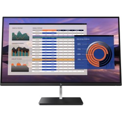 HP EliteDisplay S270n 68,6 cm (27") 3840 x 2160 pixels 4K Ultra HD LED Noir, Argent