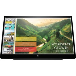 HP EliteDisplay S14 35,6 cm (14") 1920 x 1080 pixels Full HD LED Noir