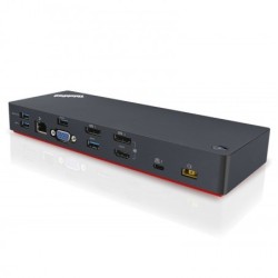 Lenovo 40AC0135EU station d'accueil Avec fil Thunderbolt 3 Noir
