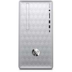 HP Pavilion 590-p0004nf 8400 Mini Tower Intel® Core™ i5 8 Go DDR4-SDRAM 1128 Go HDD+SSD Windows 10 Home PC Argent, Noir