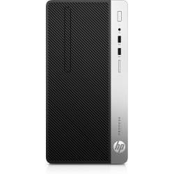 HP ProDesk 400 G5 i5-8500 Micro Tower Intel® Core™ i5 8 Go DDR4-SDRAM 256 Go SSD Windows 10 Pro PC Noir, Argent