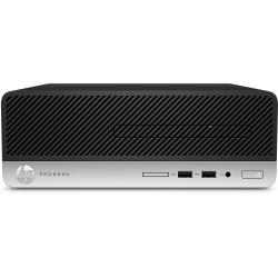 HP ProDesk 400 G5 i3-8100 SFF Intel® Core™ i3 4 Go DDR4-SDRAM 500 Go HDD Windows 10 Pro PC Noir, Argent