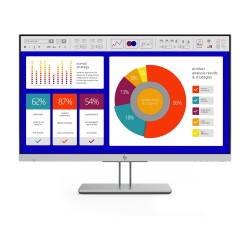 HP EliteDisplay E243p 60,5 cm (23.8") 1920 x 1080 pixels Full HD LED Noir, Argent