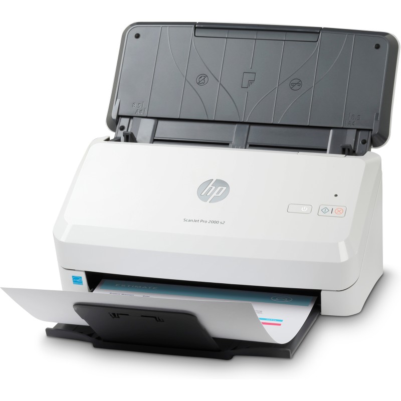 HP Scanjet Pro 2000 s2 Sheet-feed Scanner Alimentation papier de scanner 600 x 600 DPI A4 Noir, Blanc