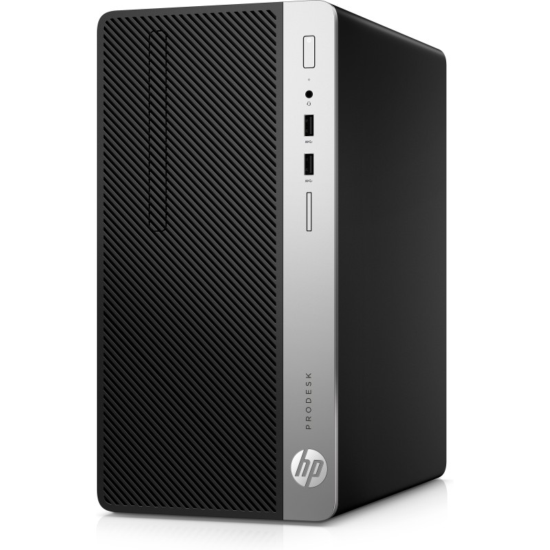 HP ProDesk 400 G6 9500 Micro Tower Intel® Core™ i5 8 Go DDR4-SDRAM 512 Go SSD Windows 10 Pro PC Noir, Argent