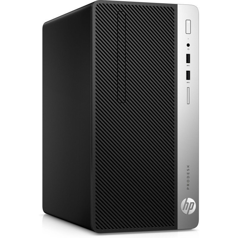HP ProDesk 400 G6 9500 Micro Tower Intel® Core™ i5 8 Go DDR4-SDRAM 512 Go SSD Windows 10 Pro PC Noir, Argent