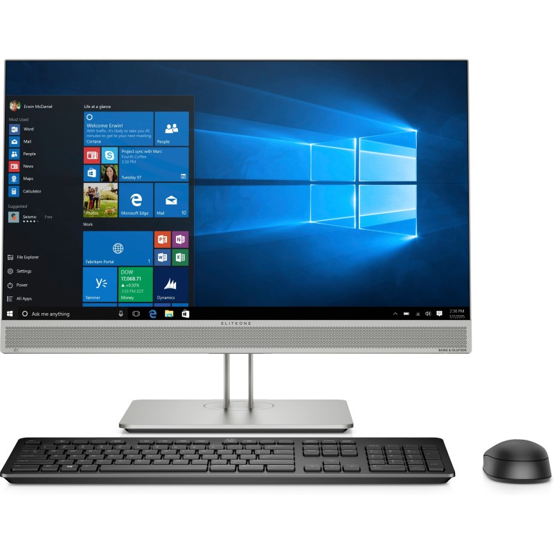 HP EliteOne 800 G5 Intel® Core™ i5 60,5 cm (23.8") 1920 x 1080 pixels 8 Go DDR4-SDRAM 256 Go SSD PC All-in-One Windows 10 Pro