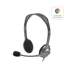 Logitech H111 Casque Avec fil Arceau Bureau Centre d'appels Gris