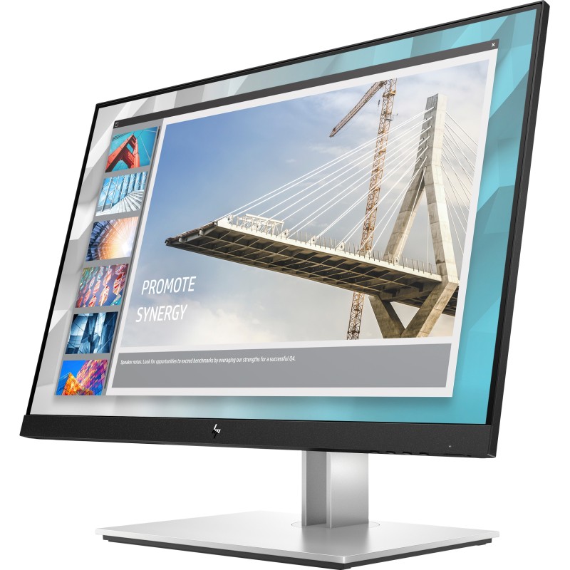 HP E-Series E24i G4 61 cm (24") 1920 x 1200 pixels WUXGA Noir, Argent