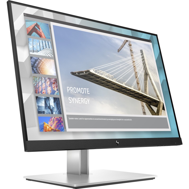 HP E-Series E24i G4 61 cm (24") 1920 x 1200 pixels WUXGA Noir, Argent