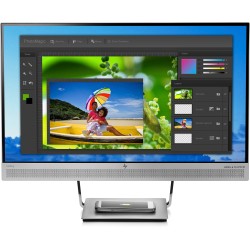 HP EliteDisplay S240uj 60,5 cm (23.8") 2560 x 1440 pixels Quad HD LED Noir, Argent