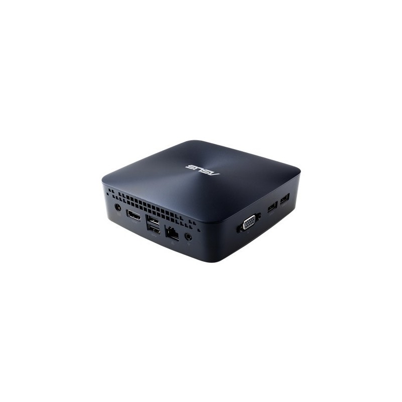 ASUS UN45H-DM048M barebone PC  poste de travail PC de dimension 1L Noir, Bleu BGA 1170 N3150 1,6 GHz