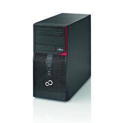 Fujitsu ESPRIMO P556 i3-6100 Micro Tower Intel® Core™ i3 4 Go DDR4-SDRAM 500 Go HDD Windows 10 Pro PC Noir, Rouge