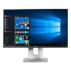 HP EliteDisplay E230t 58,4 cm (23") 1920 x 1080 pixels Full HD LED Écran tactile Table Noir, Argent
