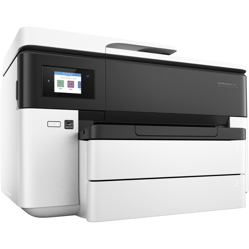 HP OfficeJet Pro Imprimante tout-en-un grand format 7730, Impression, copie, scan, fax, Chargeur automatique de documents de 35